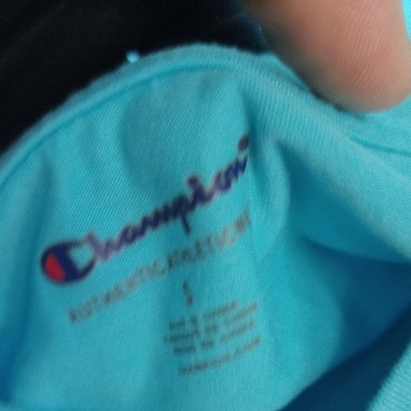 Champion Pink and Gray Sweatshirts Text - Picture 5 of 10